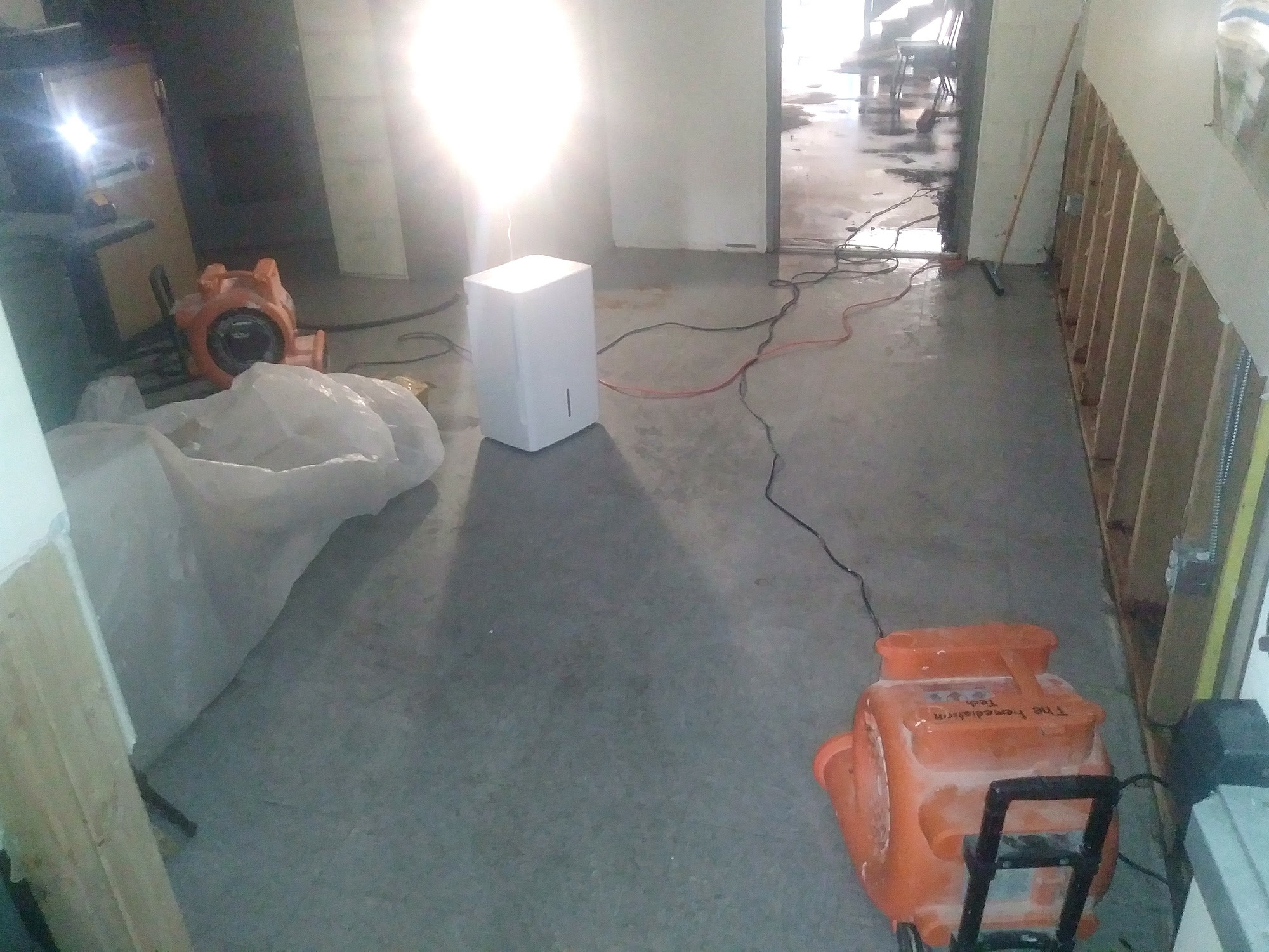 Water extraction & dry-out